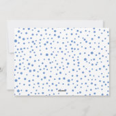 青い実りのクリスマス写真「JOY」 シーズンカード (裏面)