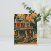 青い家 ポストカード (スタンド正面)