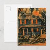 青い家 ポストカード (正面/裏面)