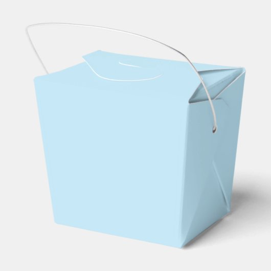 青い小さなブーかわいい幽霊ハロウィーン赤ちゃんシャワー フェイバーボックス (裏面サイド)