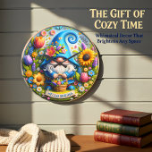 青い小人　こんにちは春よ ラージ壁時計