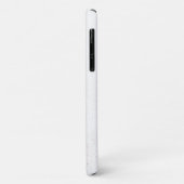 青い小枝ホワイトコンクリートテクスチャiPhone 11ケース Case-Mate iPhoneケース (裏面/左)