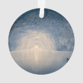 青い小洞窟、Capriのカンパニア州、イタリアの島 オーナメント (裏面)