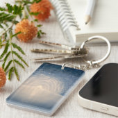 青い小洞窟、Capriのカンパニア州、イタリアの島 キーホルダー (正面右)