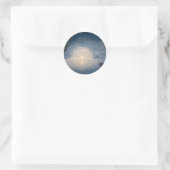 青い小洞窟、Capriのカンパニア州、イタリアの島 ラウンドシール (バッグ)