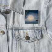 青い小洞窟、Capriのカンパニア州、イタリアの島 缶バッジ (インサイチュ)