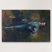 青い少年 ジグソーパズル (横)