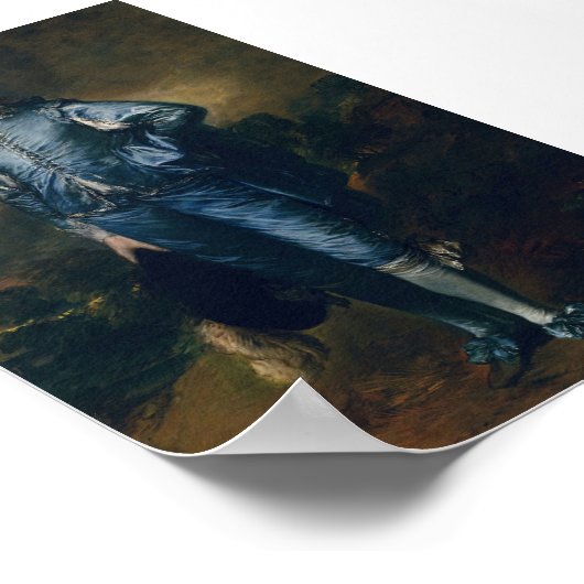 青い少年 ポスター (角)