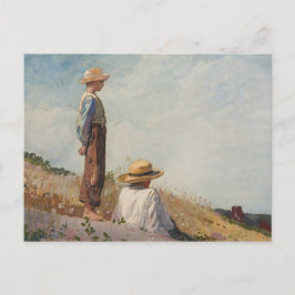 青い少年 ポストカード