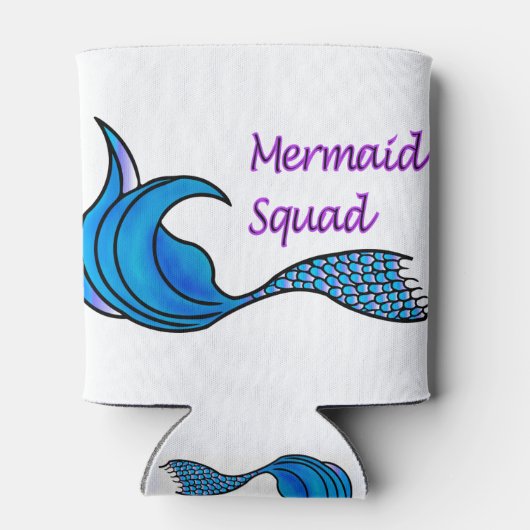 青い尾の缶クーラー付きメイドチーム 缶クーラー (裏面)