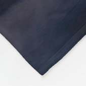 青い尾根の山々の上空の日没のビューf フリースブランケット (角)