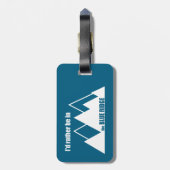 青い尾根の山の中にいるほうがいい ラゲッジタグ (裏面縦)