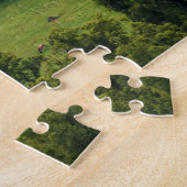 青い尾根山脈の馬11x14インチ ジグソーパズル (側面)