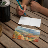 青い尾根山脈、カスタマイズ可能 ポストカード