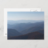 青い尾根山脈 ポストカード (正面/裏面)