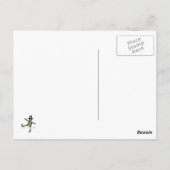 青い尾根山脈 ポストカード (裏面)