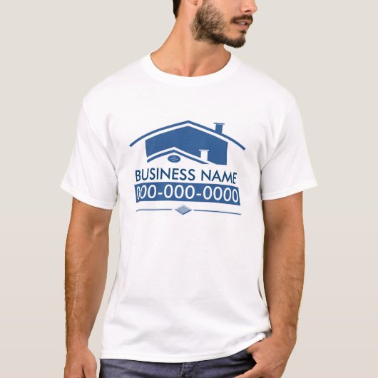 青い屋根 Tシャツ (正面)