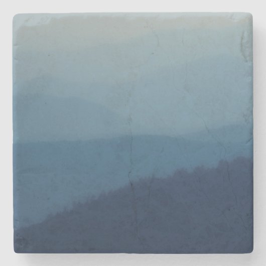 青い層 ストーンコースター (正面)