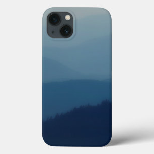 青い層 iPhone 13ケース