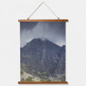 青い山々の頂上と谷 吊り下げ型タペストリー (正面2)
