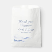 青い山と結婚鳥 フェイバーバッグ (正面)