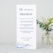 青い山と鳥結婚のメニュー メニュー (スタンド正面)