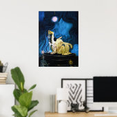 青い山の三プリンセス ポスター (ホームオフィス)