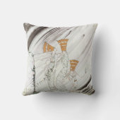 青い山の三人の王女 by Kay Nielsen クッション (裏面)