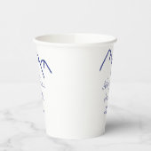 青い山の冒険が待っています 心に名前を付けましょう 紙コップ (左)