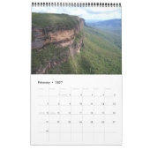 青い山の2015年の写真撮影 カレンダー (2月 2027)