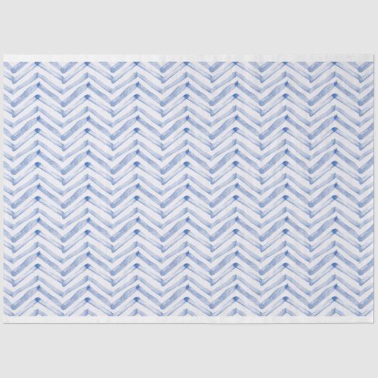 青い山形の切り離し 薄葉紙 (正面)