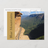 青い山道 ポストカード (正面/裏面)