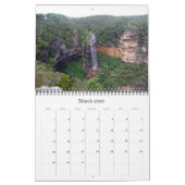 青い山2025 カレンダー (3月 2026)