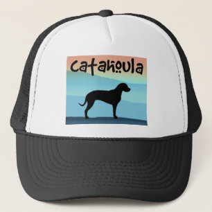 青い山Catahoula キャップ