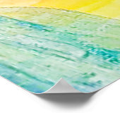 青い岩 – ポスター (角)