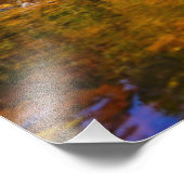 青い川の秋 フォトプリント            (角)