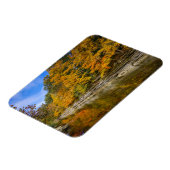 青い川の秋 マグネット (左側)