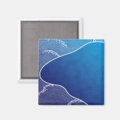 青い川 マグネット (正面/裏面)