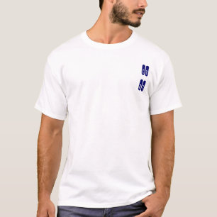 青い州のコネチカット Tシャツ