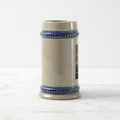 青い左手の漏流シュタイン ビールジョッキ (中央)