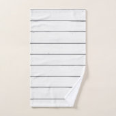 青い帆船航海のバスタオルセット バスタオルセット (ハンドタオル)