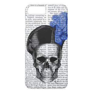 青い帽子が付いているスカル iPhone 8 PLUS/7 PLUSケース