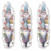 青い帽子の格言 シール (正面)