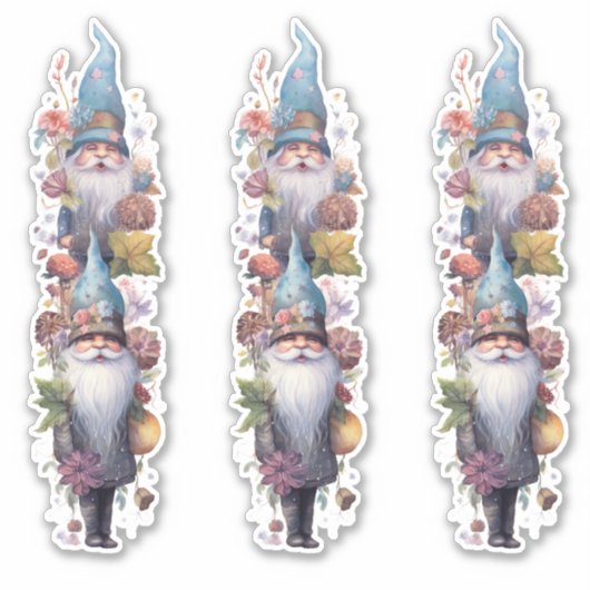 青い帽子の格言 シール (正面)