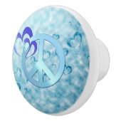 青い平和 セラミックノブ (右)