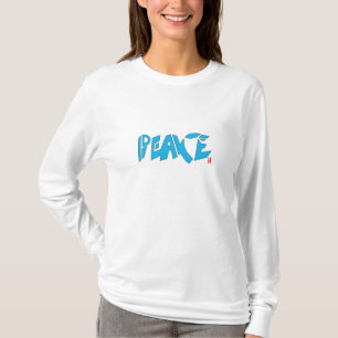 青い平和Tシャツ Tシャツ