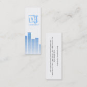 青い平衡装置 スキニー名刺 (正面/裏面)