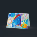 青い年の瞑想 シーズンカード<br><div class="desc">抽象芸術·アク絵画リ表現ル·オン·キャンバス色は生き生きとし、中の物体は希望に満ち、絵画未知の別の現実に浮かんでいるように見える</div>