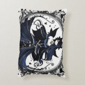 青い幻の妖精 アクセントクッション (裏面(縦))