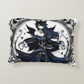 青い幻の妖精 アクセントクッション (裏面)